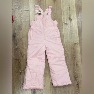 Gap pink ski bibs